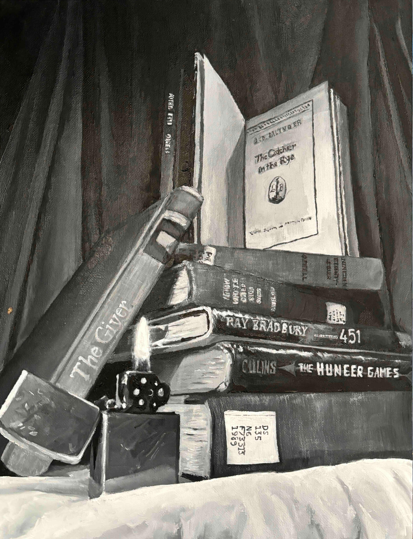 The Library of Alexandria, oil on canvas, 11” x 14", 2025.