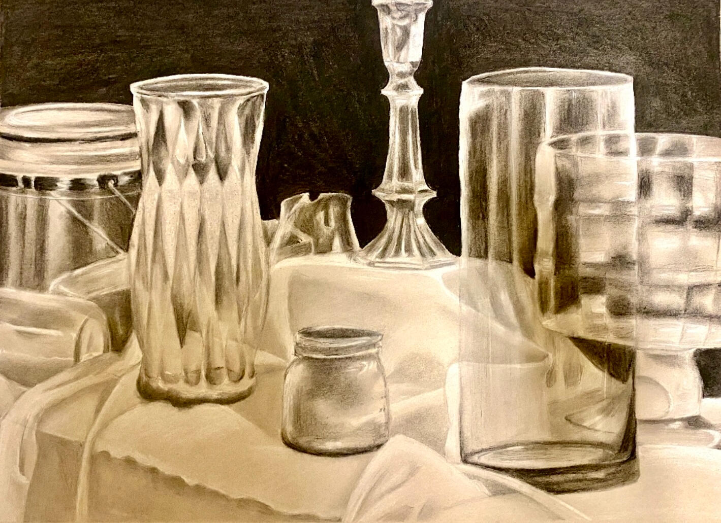 Untitled, charcoal, 2022.